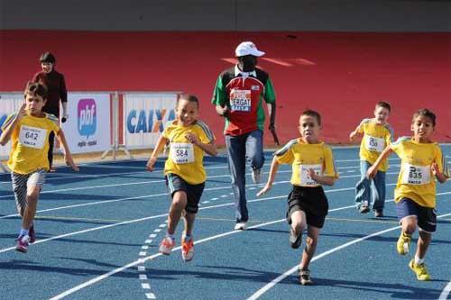 Queniano foi padrinho da Maratoninha de SP em 2011/ Foto: Sérgio Shibuya / ZDL